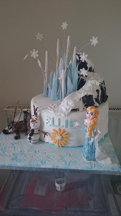 Frozen cake..... Again!!!   - Cake by Pam