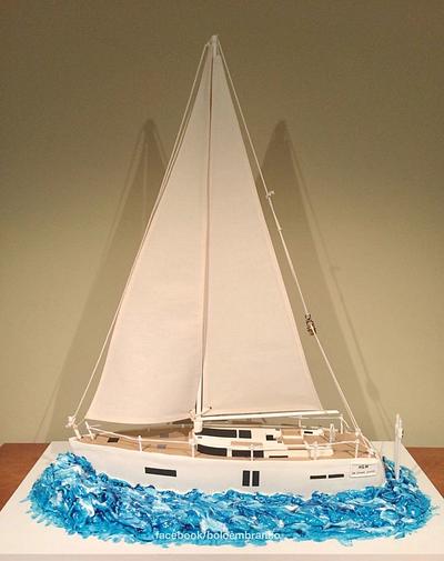 Sailing Yacht - Cake by Bolo em Branco [by Margarida Duarte]