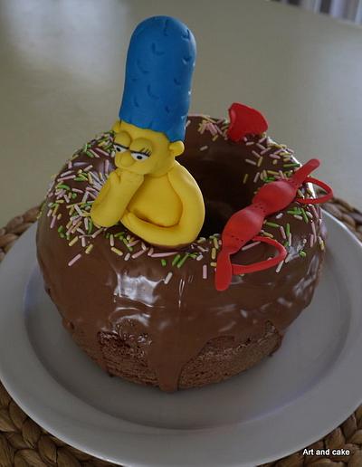 Sexy Marge Simpson - Cake by marja