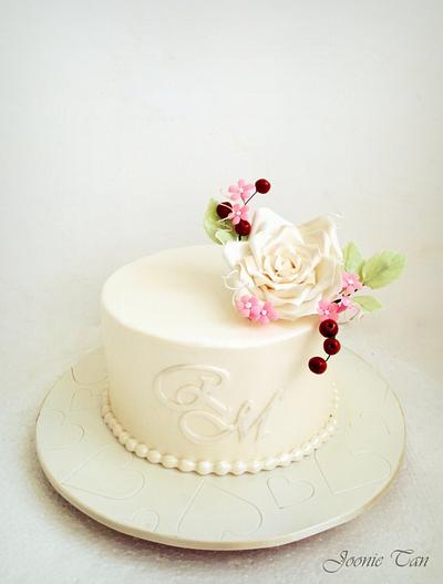 R&M's Wedding - Cake by Joonie Tan