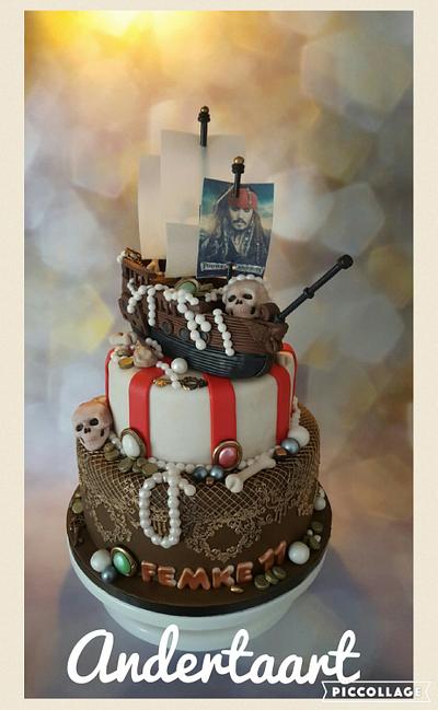 Pirates cake - Cake by Anneke van Dam