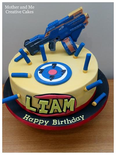 Nerf Gun Cake - Cake by Mother and Me Creative Cakes