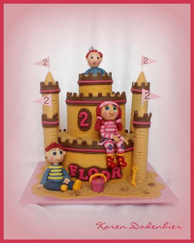 Sand Castle cake! - Cake by Karen Dodenbier