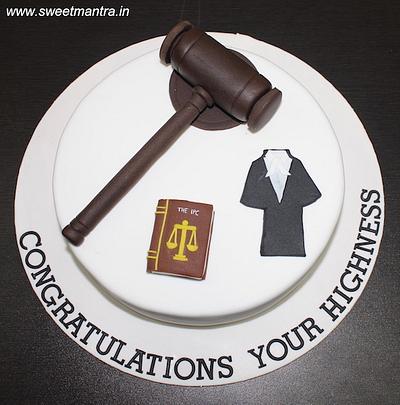Lawyer cake - Cake by Sweet Mantra Homemade Customized Cakes Pune