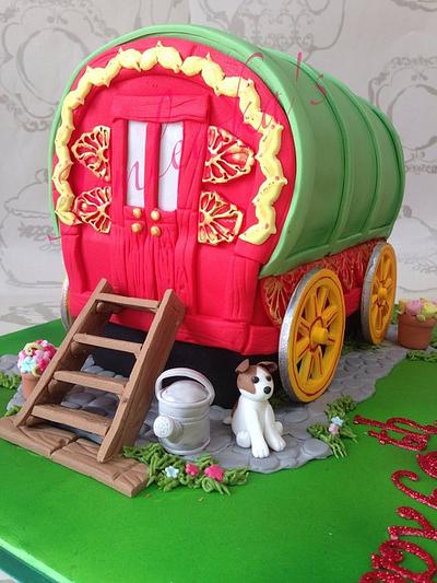 Gypsy wagon caravan - Cake by Jemlewka's cupcakes 