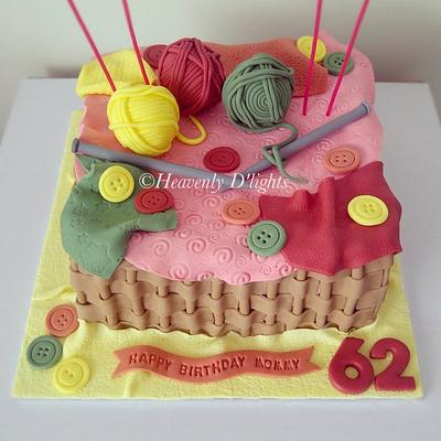 Knitting cake - Cake by novita