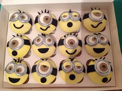 Cute little minions - Cake by Iced Images Cakes (Karen Ker)