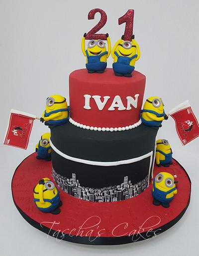 The Minion cake - Cake by Tascha's Cakes