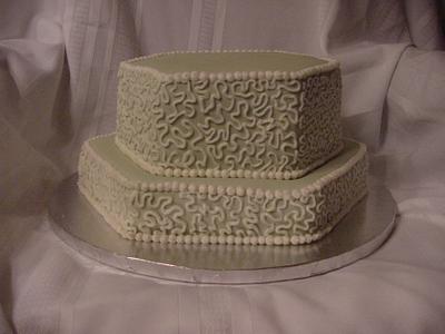 Cornelli Lace Birthday Cake - Cake by horsecountrycakes