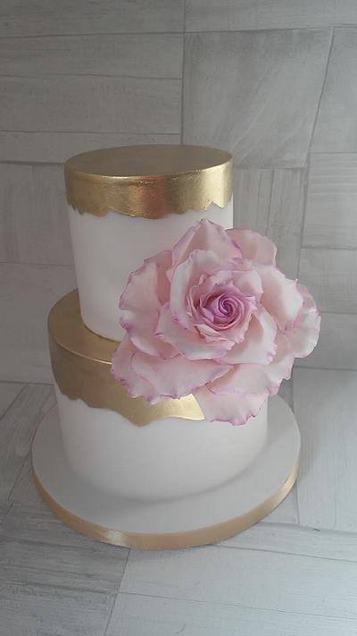 Malý svatební dort - Cake by daneta