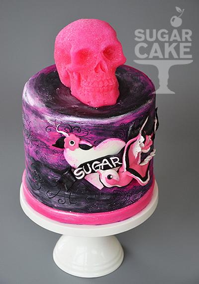 Sugar Skull Cake - Cake by Cherrycake 