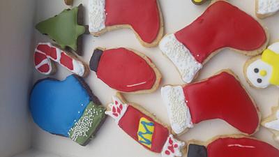 Christmas cookies - Cake by Vanillaskycakes5