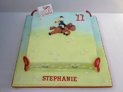 A Cake for a Horsey Girls Birthday. - Cake by The Crafty Kitchen - Sarah Garland