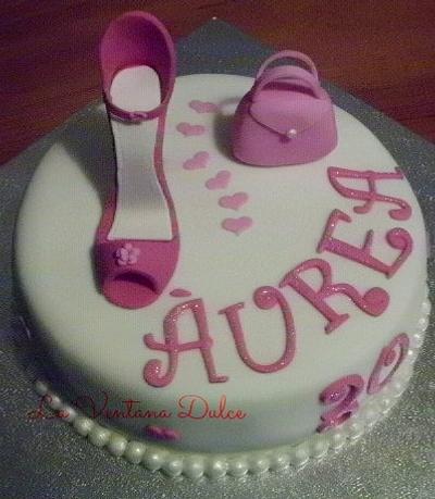 Purse and Shoe Cake - Cake by Andrea - La Ventana Dulce