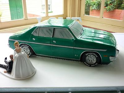 Green Ford Car - Cake by Paul Delaney of Delaneys cakes
