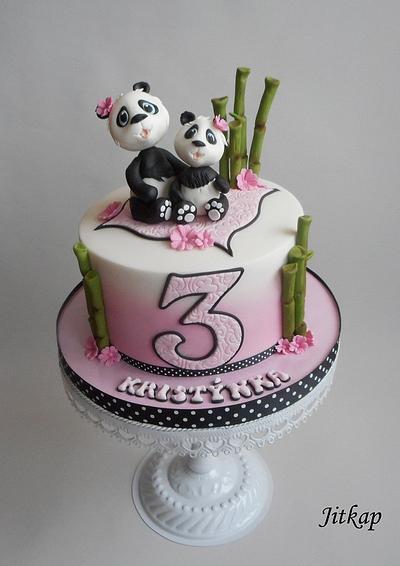 Panda cake - Cake by Jitkap