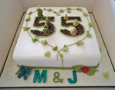 Emerald Anniversary cake - Cake by BakesALot