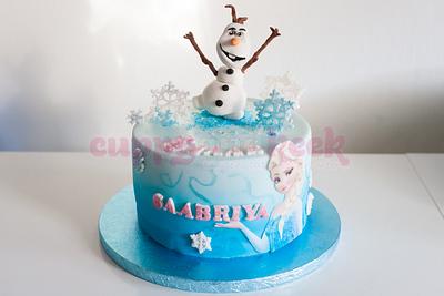 Frozen birthday cake - Cake by Cuppy And Keek