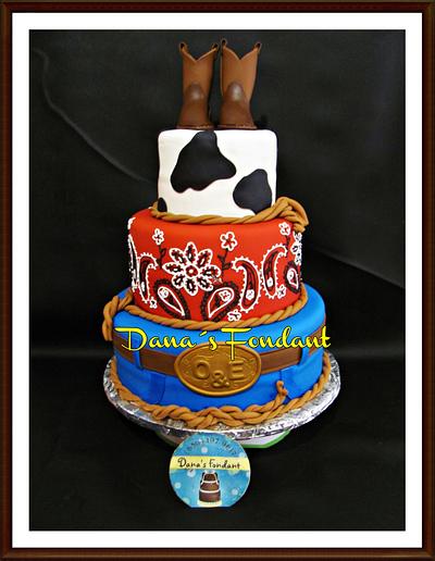 cowboy cake - Cake by Dana´s Fondant