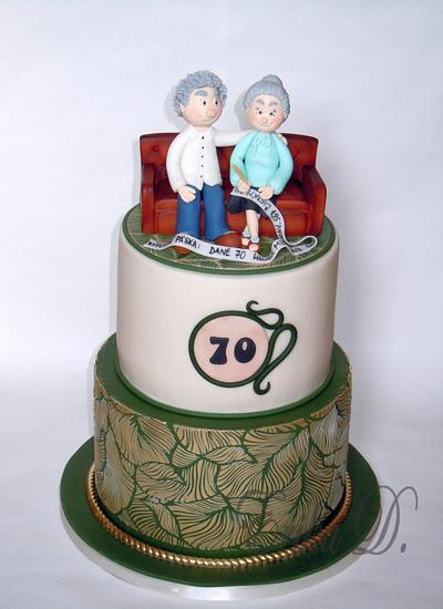 for grandparents - Cake by Derika