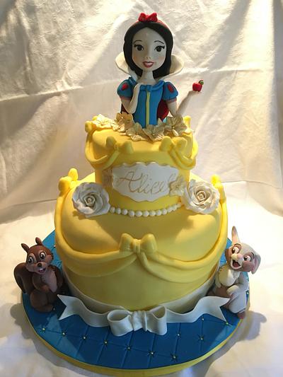 Snow White cake - Cake by Sara -officina dello zucchero-