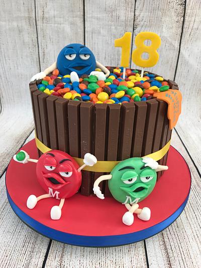 M&M Cake - Cake by Lorraine Yarnold