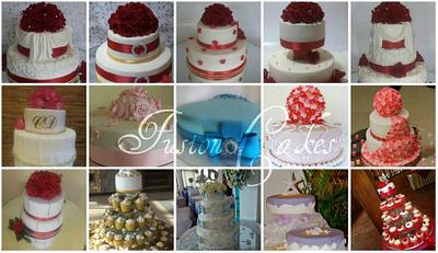 My wedding cake collection - Cake by fusion cakes srilanka