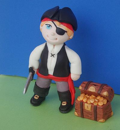 Pirate topper - Cake by Shannon Davie