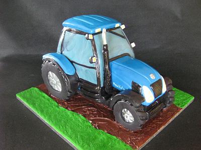 Tractor cake - Cake by Novel-T Cakes