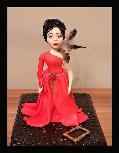 Lady in red - Cake by Zoi Pappou