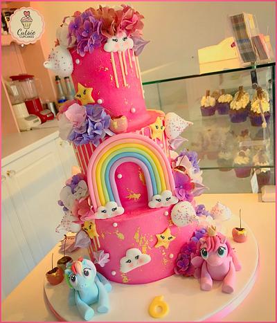 My Little Pony Drip Cake - Cake by Cutsie Cupcakes