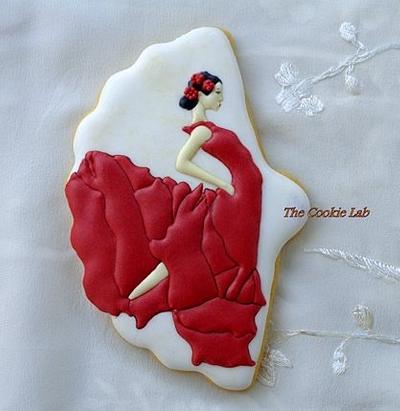 Flamenco Dancer - Cake by The Cookie Lab  by Marta Torres