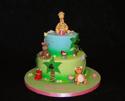 Jungle Baby Shower - Cake by Elisa Colon