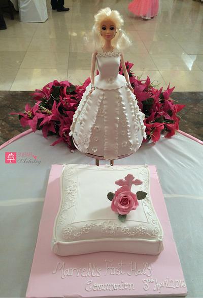 First Holy Communion - Cake by D Sugar Artistry - cake art with Shabana
