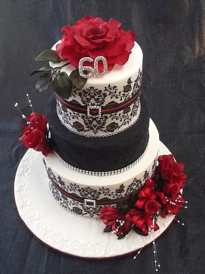 60th Birthday cake - Cake by Jesssox