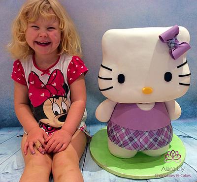 A thank you - Hello Kitty - Cake by Alana Lily Chocolates & Cakes