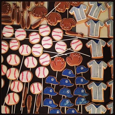 baseball cookies - Cake by joy cupcakes NY
