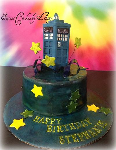 Dr. Who Tardis cake - Cake by Amy Erb