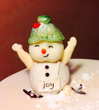 Happy christmas snowman - Cake by Nuria Moragrega - Cake Mistress