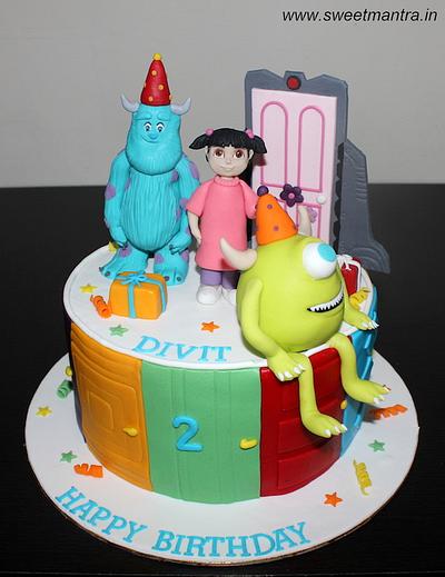 Monsters cake - Cake by Sweet Mantra Homemade Customized Cakes Pune