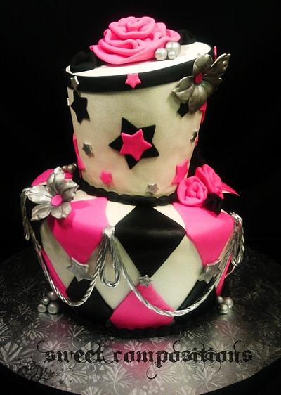 Rockstar Topsy Turvy - Cake by Sweet Compositions