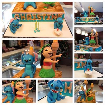 Lilo & Stich  - Cake by three lights cakes