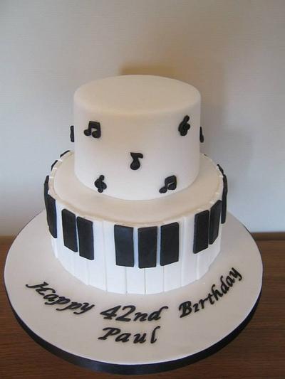 Piano cake - Cake by Great Little Bakes