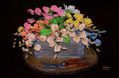 Sweet pea garden cake - Cake by More_Sugar