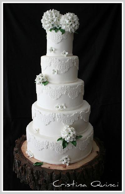 Country Wedding Cake - Cake by Cristina Quinci