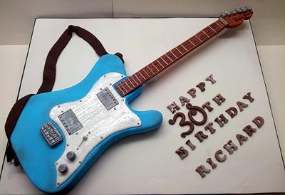 Fender Guitar Cake - Cake by Sarah Poole
