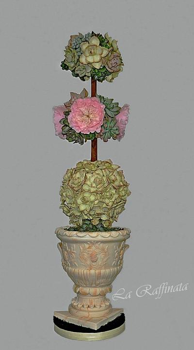 Flower Wedding  Topiary Cake - Cake by La Raffinata