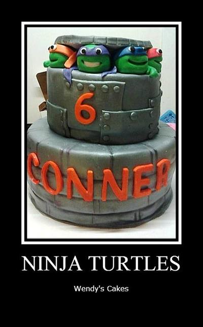 Ninja's  - Cake by Wendy Lynne Begy