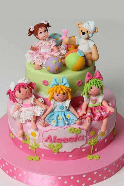  Sweet Dolls for Alessia - Cake by Viorica Dinu