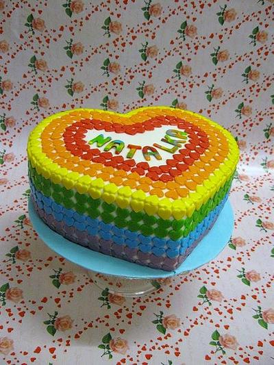 Rainbow cake - Cake by Wanda